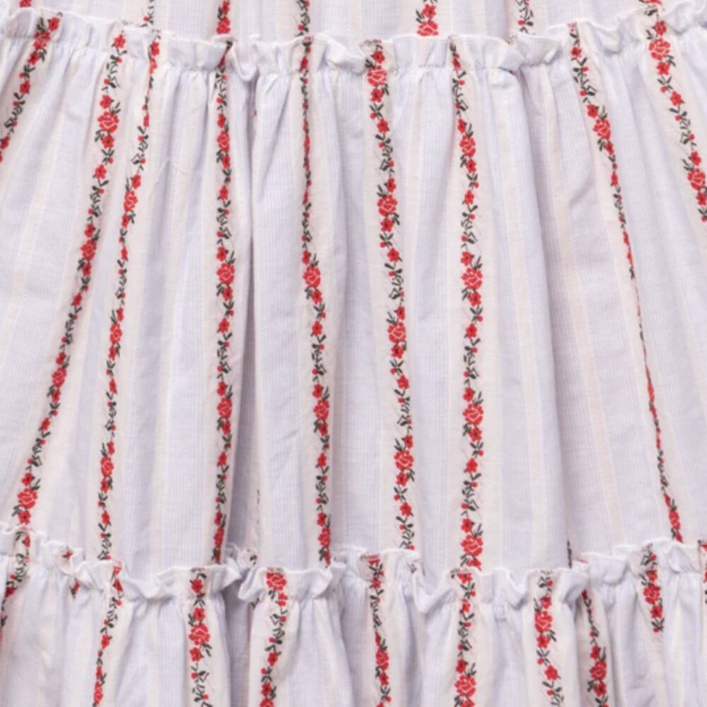 Ivy City Co - Beatrice Dress in Floral Stripe  - M Perfect For Easter! - Picture 8 of 9